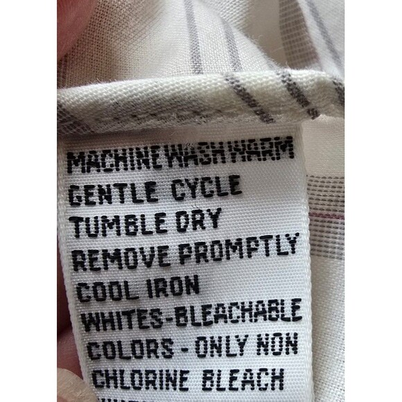 Claire la Faye Button down long sleeve shirt men's size 16.5 vintage - Picture 9 of 10